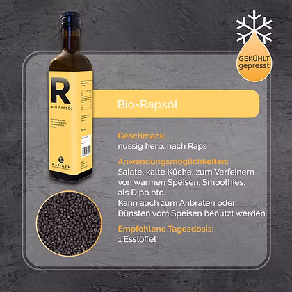 Rapsöl Herstellung